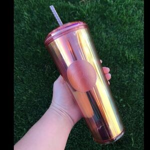 Starbucks Summer 2020 Rose Gold Dome Lid T…